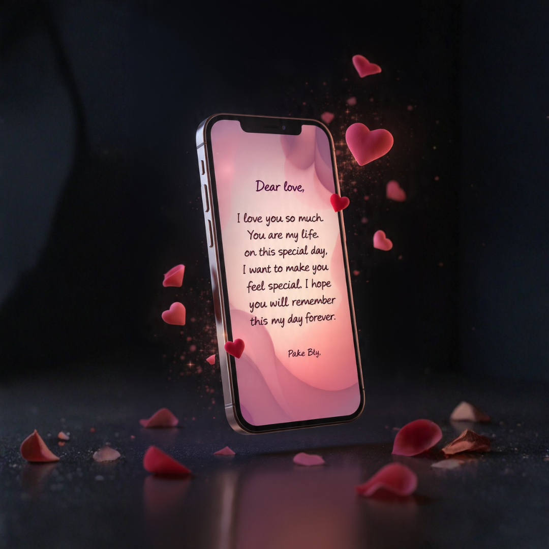 Digital Love Letter – Personalised Romantic Surprise Gift