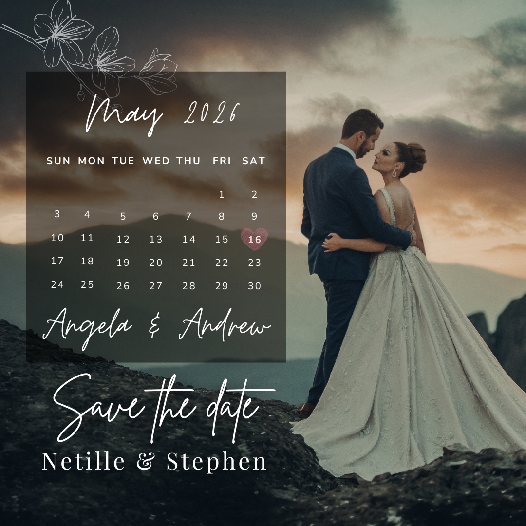 Personalised Digital Calendar Photoframe